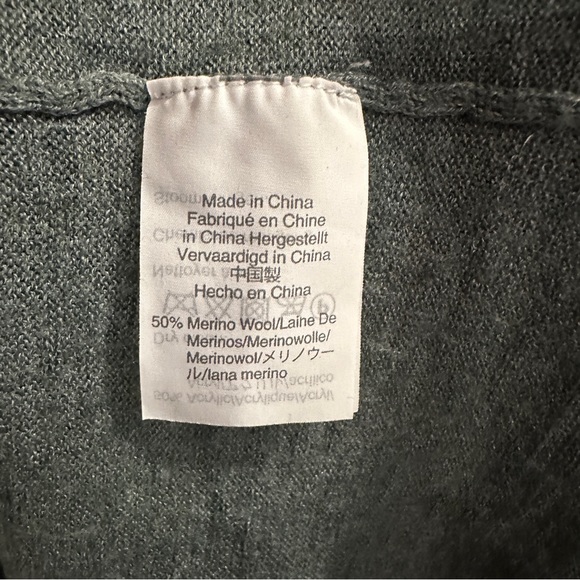 Madewell wool scoop neck sweater, M, green, GUC - Picture 4 of 4